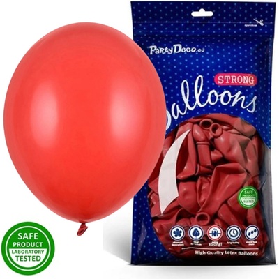 Balónek metalický ČERVENÝ 27 cm