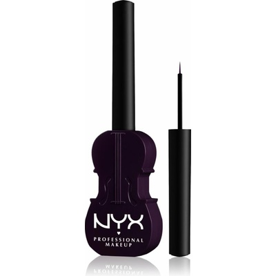 NYX Professional Makeup Wednesday Cello Liquid Liner tekuté linka na oči s matným finišom 01 Purple 2 ml