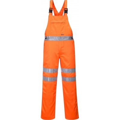 Portwest RT43 reflexné nohavice na traky Hi Vis RIS oranžová