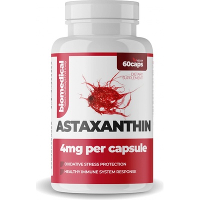 BioMedical Astaxantin kapsuly 60 kapslí