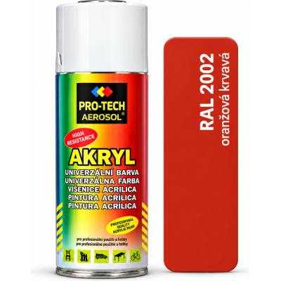 PRO-TECH AKRYL-RAL sprej 400 ml oranžová krvavá