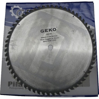 GEKO Pilový kotouč do dřeva, 600x32x60T