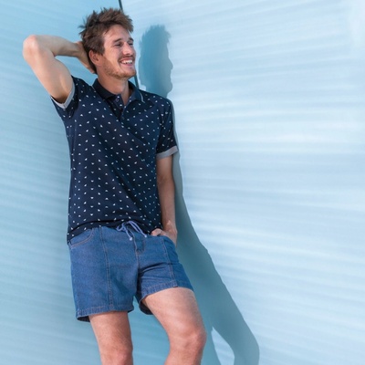 Blancheporte šortky z lehkého denimu denim