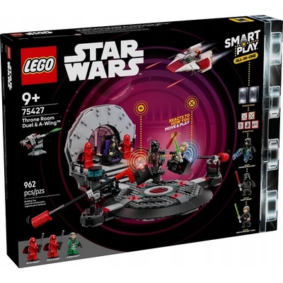 LEGO® Star Wars 75427 SMART Play : Duel v trónnej sále a A-krídla