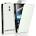 Sony LT22i Xperia_P Flip Калъф Бял + Протектор