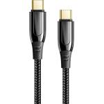 Xmart USB Type-C към USB Type-C PD кабел Xmart, 5A, 100W, 1.2м, Черен (19324)