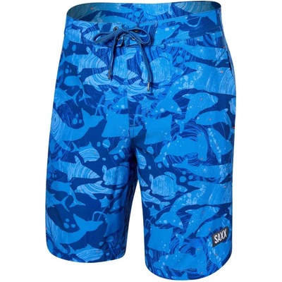 Saxx underwear Бански гащета SAXX Underwear Betawave 2N1 19´´ swimming shorts - Blue (Voyagers / Navy)
