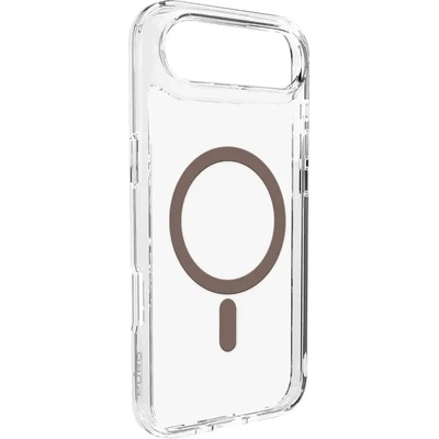 Калъф Puro Lite Mag TPU+PC, съвместим с MagSafe за iPhone 17 Air - прозрачен с кафяв пръстен (PUIPC1766LITEMCHOC)
