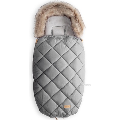 Beztroska s kožešinou 110 cm šedý
