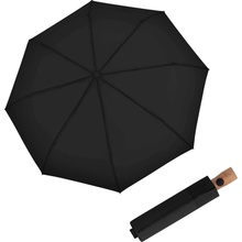 Knirps Timber duaomatic skládací deštník black