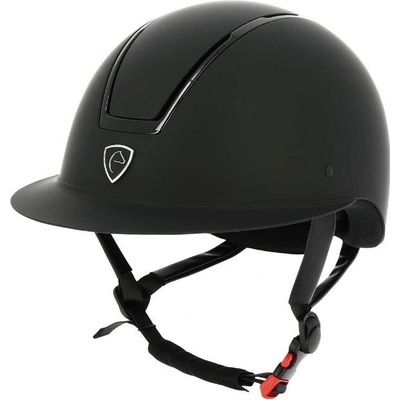 EQUITHEME Bezpečnostní helma Glin Mat black matt black