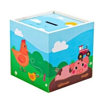 Image 1 of BIGJIGS Дървена касичка - Ферма (t0310)