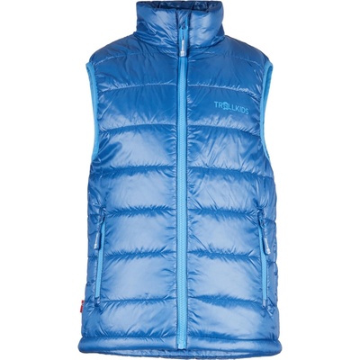 TROLLKIDS Детски синтетичен елек Trollkids Kids Trondheim Vest Synthetic vest - Midnight Blue / Cerulean - размер 104 (EU) (703-2400-0313)