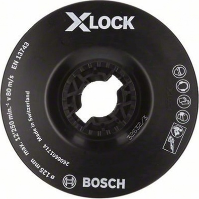 BOSCH Oporný tanier systému X-LOCK, 125 mm, jemný 2608601714