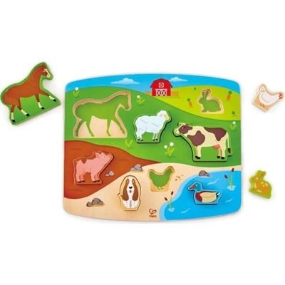 Hape Дървен 3d пъзел Ферма hape