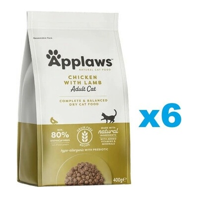 APPLAWS Cat Adult Chicken and Lamb 6 x 400 g