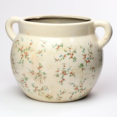 OBAL S UŠAMI KERAMIKA VZOR KVETY 31x25x21CM SUPER CENA!