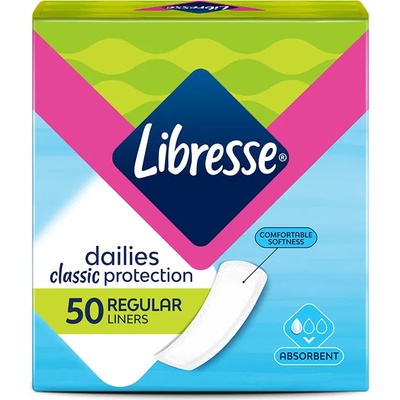 Libresse ежедневни дамски превръзки, Classic, 50 броя