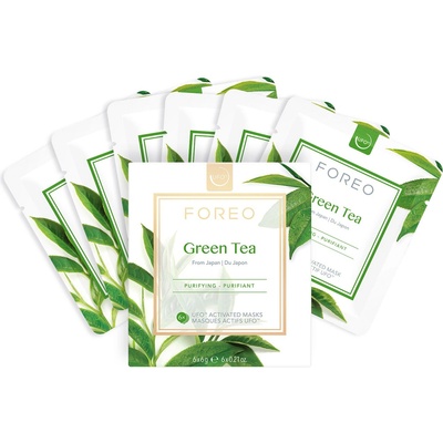 FOREO UFO Mask Green Tea x 6 Маска за лице дамски 36gr
