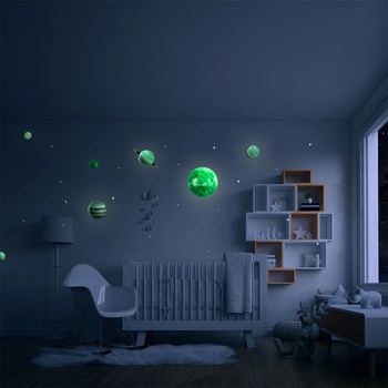 Image 1 of Art gift Стикер за стена - Планети