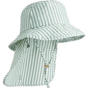 LIEWOOD Детска шапка LIEWOOD Kid's Damona Seersucker Sun Hat - Stripe Peppermint / Crisp White - размер 45-48 cm (904-5587-0112)