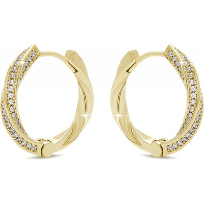 Ellami Ellami SOFIA 3425 Pozlacené náušnice 14k točené 1003425