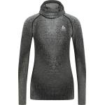 Odlo Дамско синтетично термобельо Odlo Women's Performance Warm Blackcomb Bl Facemask L/S Synthetic base layer - Black - размер XL (114-3286-0215)