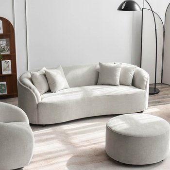 Home Finishing Триместен диван DOLCE VITA 224x96x73 слонова кост (20DOLCE03-01)