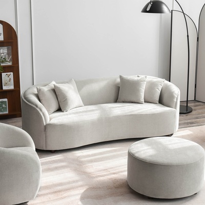 Home Finishing Триместен диван DOLCE VITA 224x96x73 слонова кост (20DOLCE03-01)