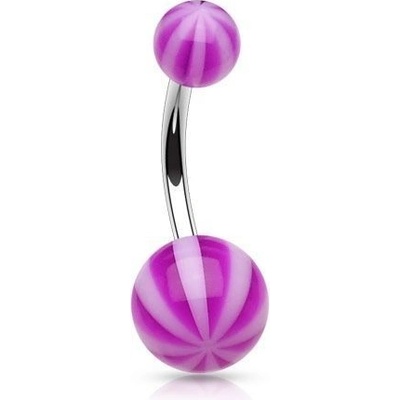 Šperky4U piercing do pupíku banánek BA01014-A