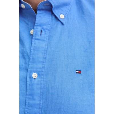 Tommy Hilfiger Риза с лен Tommy Hilfiger (MW0MW40703)
