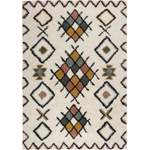 Flair Rugs Кремав ръчно изработен вълнен килим 120x170 cm Moroccan Midar - Flair Rugs (503119376328)