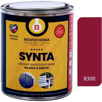 Novochema Synta email 0,75 kg višňová