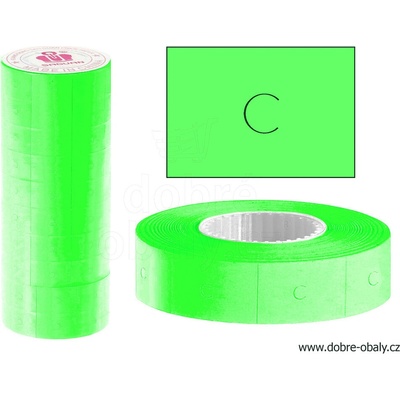 Etikety MX 6600 16 x 23 mm ZELENÉ