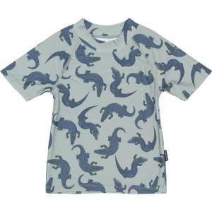 Mikk-Line Детска плажна тениска от ликра Mikk-line Kid's Swim Shirt UV AOP 1029 Lycra - Croco AOP - размер 74/80 (EU) (750-2751-0211)