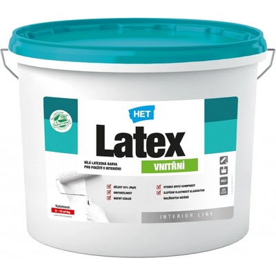 HET Latex vnútorný 5 kg biela matná