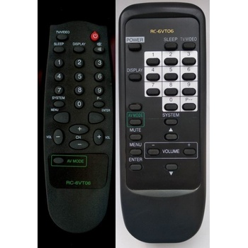 GENERAL Aiwa rc-6vt06, tv-a145, tv-a205, tv-a215, tv-c141ke1, tv-c141ker, tv-c142, tv-c201ke1, tv-c201ker, tv-c202. - дистанционен контрол - дубликат (rc-6vt06, tv-a145, tv-a205, tv-a215, tv-c141ke1, tv-c141ker, tv-c142, tv-c201ke1, tv-c201ker, tv-c202.)
