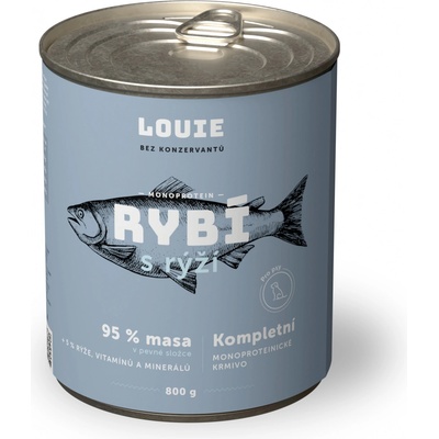 Louie Adult Ryba s ryžou 800 g