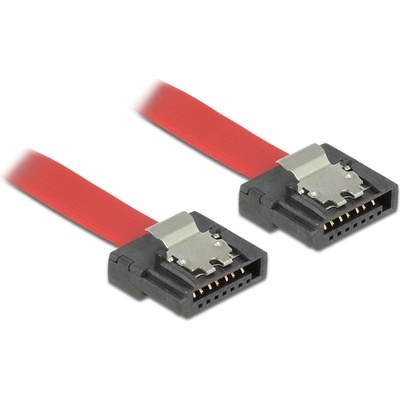 Delock кабел SATA FLEXI 6 Gb/s 50 cm червен метал
