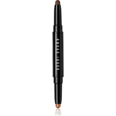 Bobbi Brown Long-Wear Dual-Ended Cream Shadow Stick сенки за очи в молив дуо цвят Milk Chocolate / Midnight Brown 1.6 гр