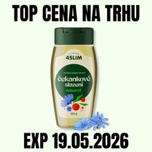 4Slim 100% Čekankový sirup natural čirý 350 g