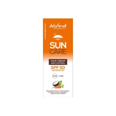Biofresh Sun Care Face Cream Age Control - Слънцезащитен крем за лице SPF50, 50мл