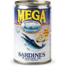 Mega Sardinky v oleji 155 g