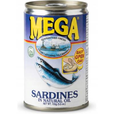 Mega Sardinky v oleji 155 g