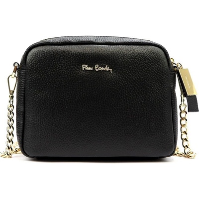 Pierre Cardin malá kožená crossbody kabelka no. 48 černá