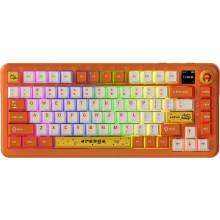 Ajazz AK820 MAX Avocado Switch oranžovo-biela