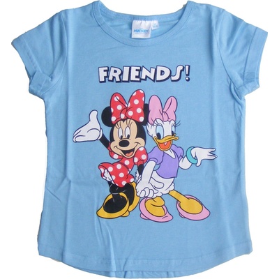 Dievčenské tričko Minnie a Daisy modré