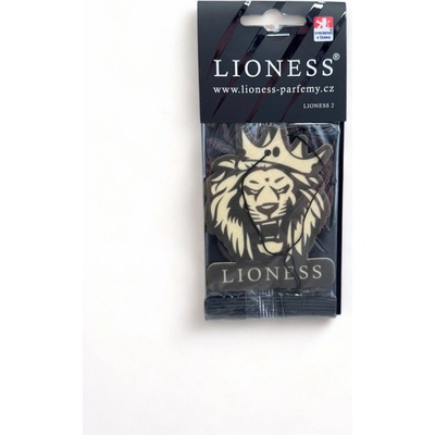 Lioness Závěsný pánský autoparfém 2 inspirovaný vůní Bvlgari Man in Black