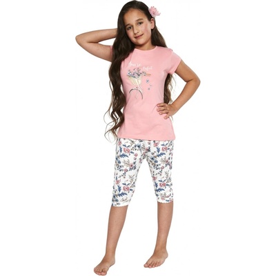 Dievčenské pyžamo Cornette ružová