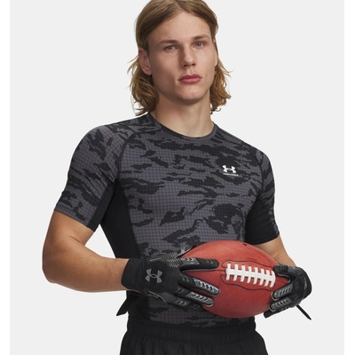 Under Armour UA HG Printed SS čierne